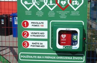 Umiestnenie AED defibrilátorov v obci Trakovice  1